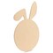 Unfinished Wood Bunny Coasters/Chargers 4"-13”, 1/8" Thick |Woodpeckers